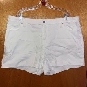 NWT White Jean Shorts